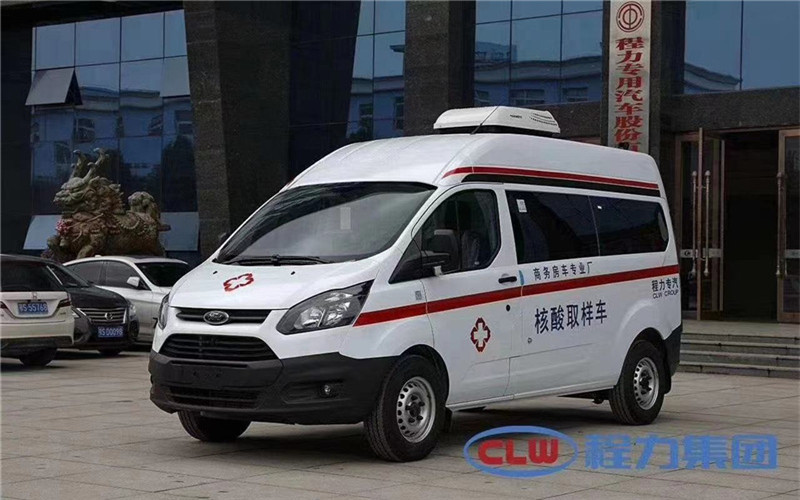 發(fā)往天津核酸檢測車零距離全方位展示圖